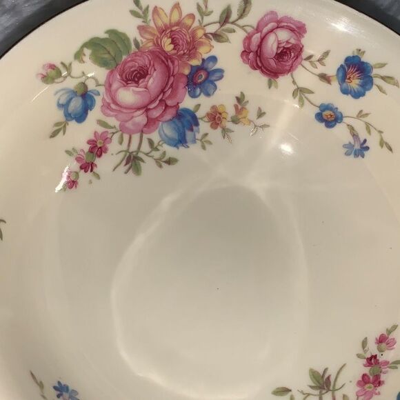 Vintage 1930’s Selb Bavaria Heinrich & Co Set of 4 Double Handles Soup Bowls - Picture 8 of 16